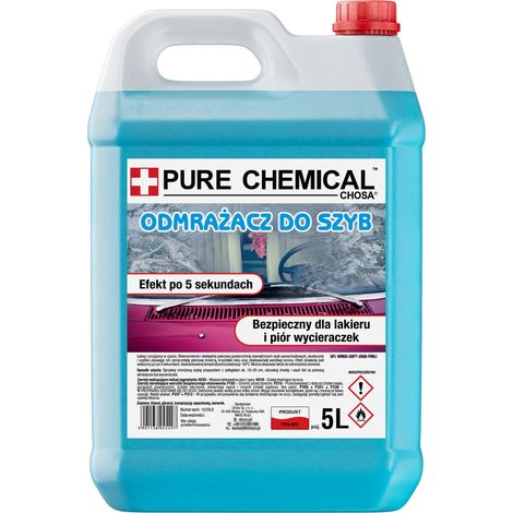 Scheibenenteiser Pure Chemical - 5L - -40°C - Umweltfreundlich - Kratzschutz - Angenehmer Duft