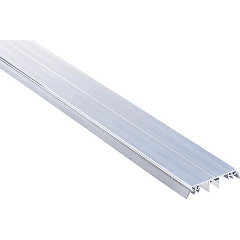 Uni-Mittelprofil Alu 60 mm pressblank 2000 mm m. Dichtung