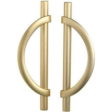 Stück goldene Küchenschrankgriffe, 96 mm, Möbelgriffe aus Zinklegierung mit Schrauben, für Büros, Schubladen, Schränke, Kommoden (1/5)