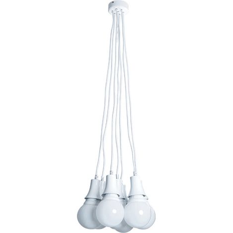 pendentif arc-en-ciel 7xe27 h.reg.xd.30cm white