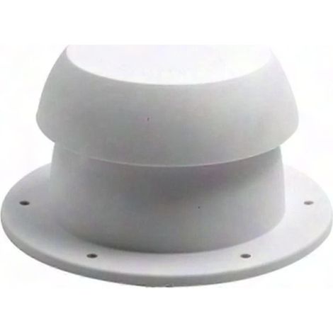 Ventilation de toit pour camping-car, extracteur d'air blanc avec capot moteur, bouche d'aération pour véhicule récréatif, évacuation d'humidité et de chaleur, accessoire de toit durable. (1/5)