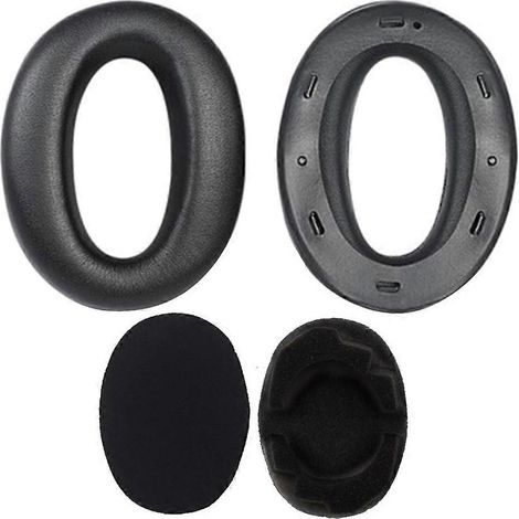 Ersatz-Ohrpolster für Sony MDR-1000X und WH-1000XM2 Kopfhörer mit Befestigungsmaterial (1/4)