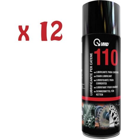 12 bombolette spray lubrificante per catene 400ml Vmd 110