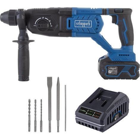Martello Tassellatore Batteria 20V 2.8J Scheppach set l bc-dh290-x (1/5)