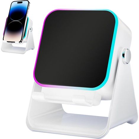Telefono con altoparlante a induzione, wireless, flip station, luce, supporto per 10W, compleanno, ufficio, viaggio, Ho (1/5)