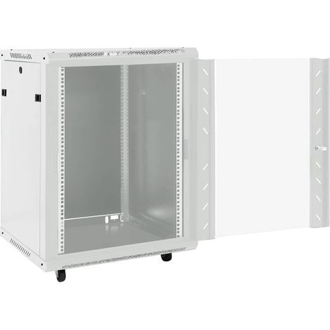 Maison Exclusive - Armadietto di Rete 15U 19" IP20 Grigio 60x45x86 cm