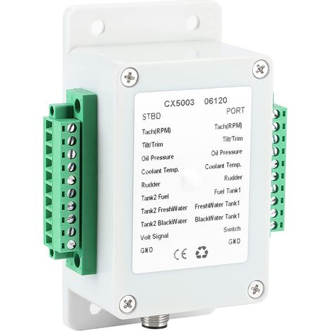 Adattatore Nmea 2000 Cx5003 Convertitore Nmea 2000 Parti per yacht da nave Scatola convertitore CC 9-32 V Converti il segnale del sensore in NMEA2000 IP67 impermeabile per barca Yacht (1/5)