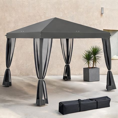 Store banne en métal Polyester 295 x 295 x 260 cm (1/5)