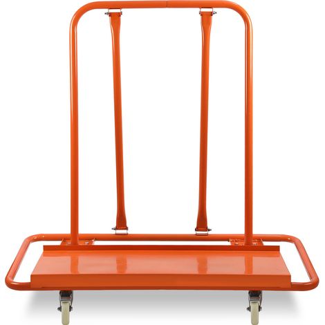 TolleTour Plattenwagen Plattenkarren Fahrwagen Werkstattwagen 100x97x61cm bis 680KG Transportwagen