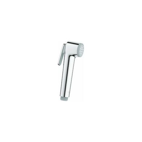 EASYCOMFORT 1 jet, douchette avec gâchette, technologie anti-brûlure et économie d'eau, facile à monter et à nettoyer, chrome (1/2)