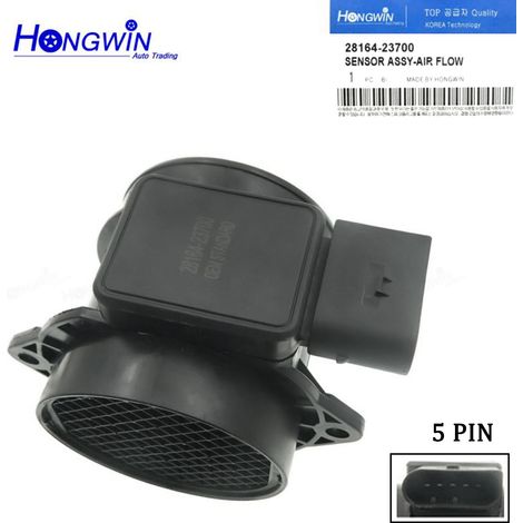 Capteur de débit d'air 28164-23700 5WK96431 0891038 compatible avec les automobiles modernes (1/5)