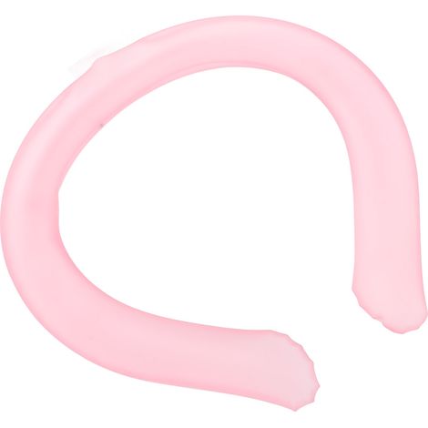 Tour de cou rafraîchissant et portable pour l'été, réutilisable, idéal pour les activités de plein air et pour soulager la chaleur (rose). (1/5)