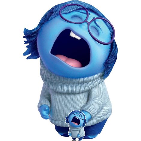 Figurine en carton Vice Versa 2 - Tristesse - Haut 126 cm