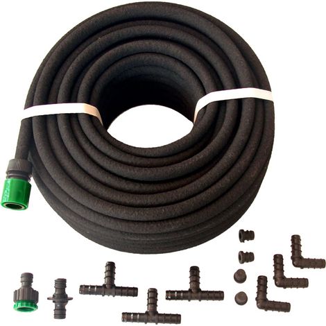 Accesorios para mangueras de riego por goteo microporosas de 50 m (1/3)