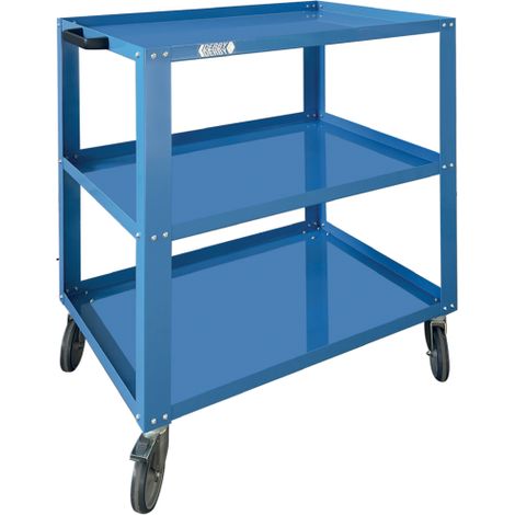 Carrello porta utensili officina 3 piani grande AZZURRO GR05-GB DERBY