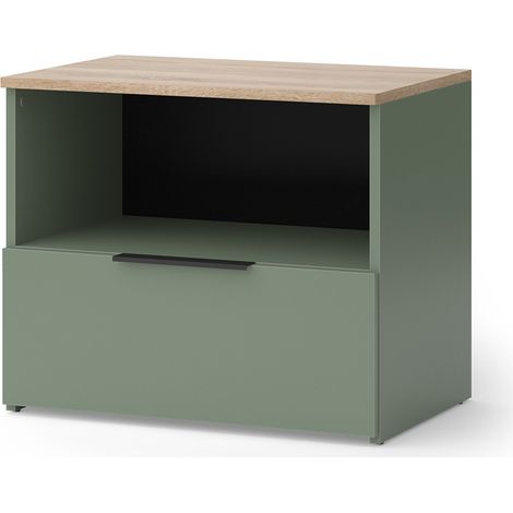 Credenza Wido, Verde, 60 x 50 cm con patta, Vicco