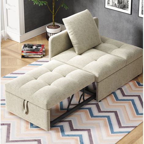 Divano letto 3 in 1 con schienale regolabile OKMYHOME (1/5)