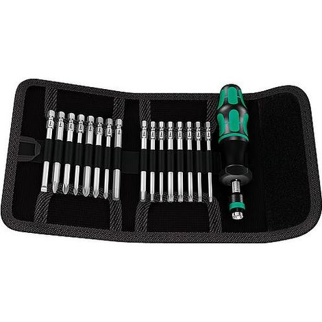 Jeu de tournevis dynamométriques KK 60 Torque 17 pièces. 1,2-3 Nm réglable