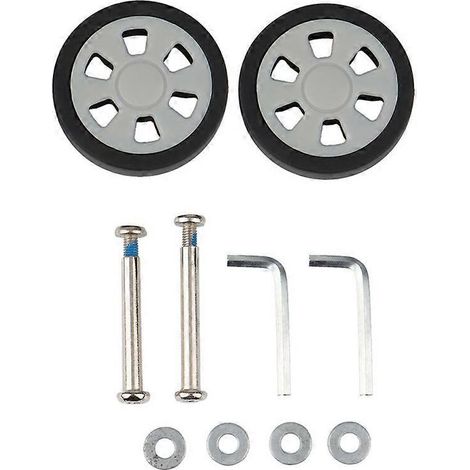 Accessoires pour bagages : Roues, poulies de valise d'avion, roulettes silencieuses, pièces de rechange, 55 x 12 mm (1/5)