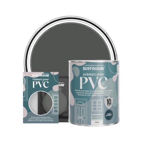 Peinture pour PVC, Finition Mate - Graphite (1/3)