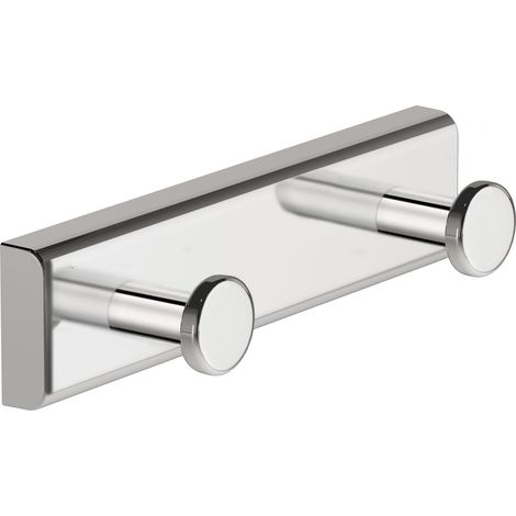 COSMIC Next patère de salle de bain crochet de salle de bain chrome DUAL QUICKFIX (3 CM) (1/5)