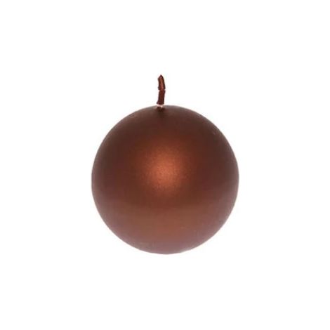 M HOME - CANDELA SFERA LUCIDA DIAM. CM 8BRONZO