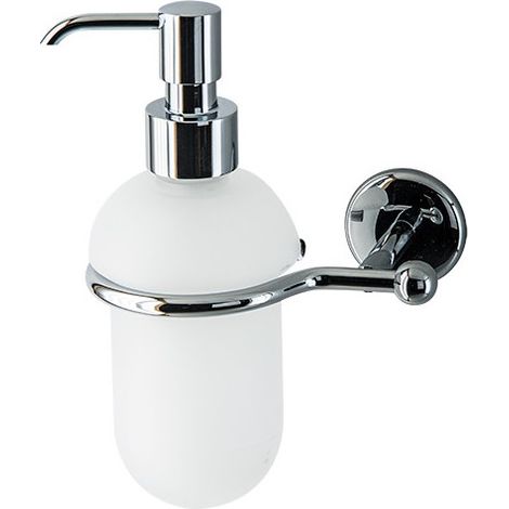 Dosatore di sapone liquido da bagno linea elite in ottone cromato - accessori bagno