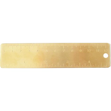 Règle BETOOKY Mini rétro en laiton doré, pratique et (1/5)
