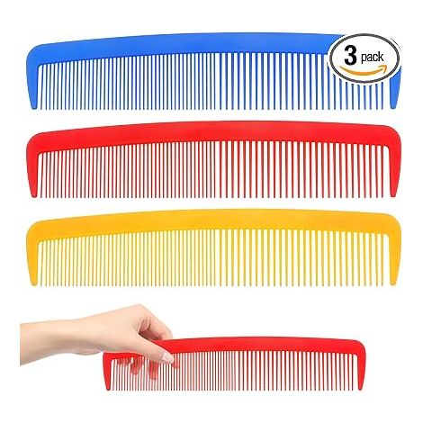 Giant Wide Tooth Combs Halloween Hair Styling Accessories Party Carnival Hairdressing Tools 37.8 x 8 cm Supplies for Women and Clowns (1/5)