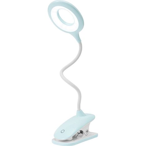 dirigéLampe de lecture de chevet avec pince tactile.360°lampe à pince flexible à col de cygne (1/5)