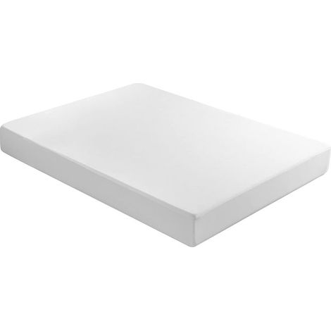 Protège-matelas imperméable, respirant, hypoallergénique, antibactérien, anti-acariens – 90 x 200 + 30 cm (1/5)