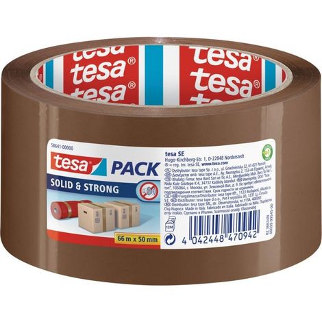 tesapack Cinta adhesiva 66m x 50mm transparente 58640 (por 6) (1/2)