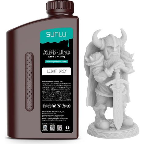 SUNLU ABS-Like 3D Printer Rapid Resin SUNLU ABS-Like 3D Printer Rapid Resin Grey 1000g