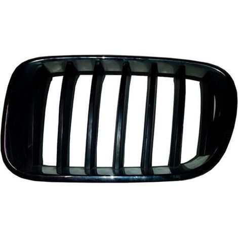 Grille de calandre avant gauche contour chromé/lames noires BMW X3 2 F25 phase 1 2010-2014