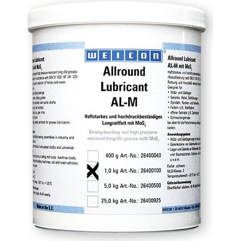Hochleistungsfett schwarz AL-M 1 kg