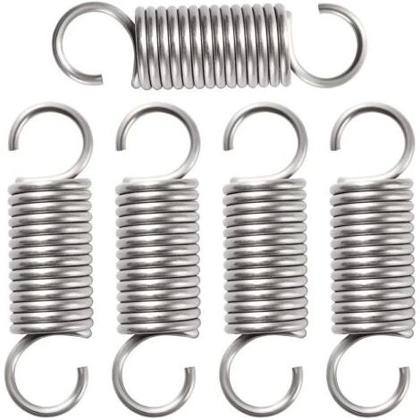 5 Pièces 2.5 20 70 mm Ressort de Traction, Ressorts de Tension en Acier Inoxydable, Ressorts de Tension à Double Crochet, pour Tentes, Auvents, Caravanes (1/5)
