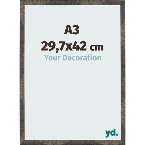 yd. - Cadre photo A3 29.7x42 - Metal Oxyde - MDF - Bologna (1/5)