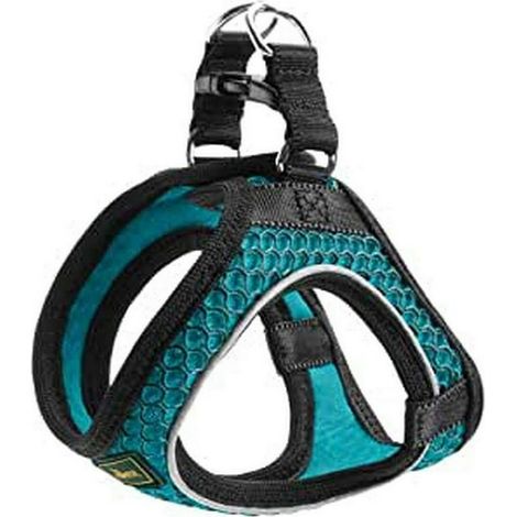 Imbracatura per Cani Hunter Hilo-Comfort Turchese M/L (58-63 cm)