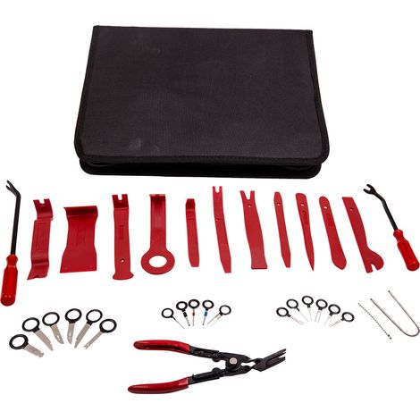 32x Upholstery Trim Removal Kit Tool Set Voiture Van Véhicule Intérieur Panneaux (1/5)