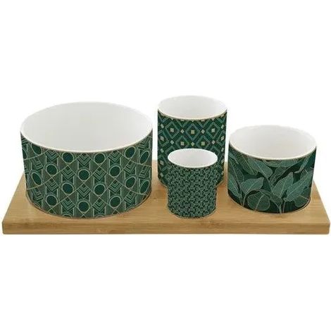 EASY LIFE CHARLESTON SET APERITIF 4 COUPELLES EN P 1468CTON