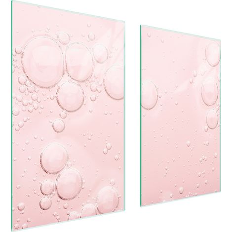 PLACA PROTECTORA DE VIDRIO PARA ESTUFA 75x52 ROSA (1/5)