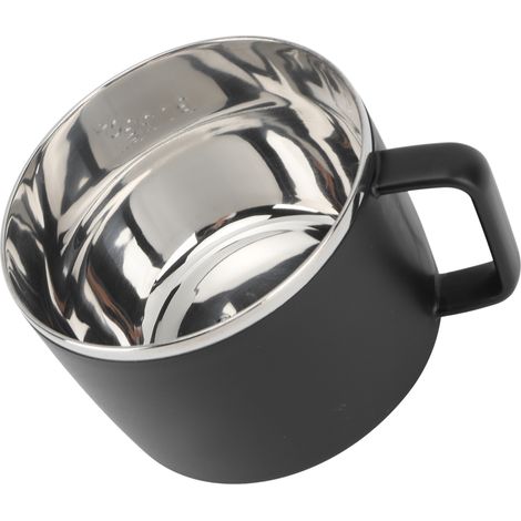Instant-Nudelschale aus Edelstahl 304, großes Fassungsvermögen (1200 ml), mit Deckel, isolierter Schale, Essstäbchen und Löffel. (1/4)