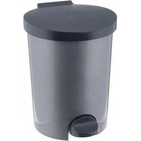 CURVER KOSZ Z PEDAŁEM 15L /SREBRNY/