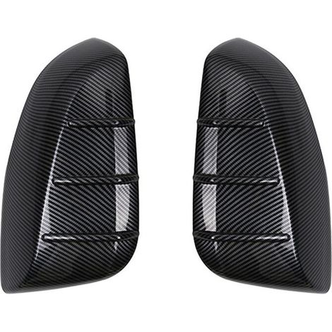 Cubierta para espejo retrovisor lateral de coche, adhesivo decorativo para espejo retrovisor para Grand Highlander 2024, patrón de fibra (1/2)