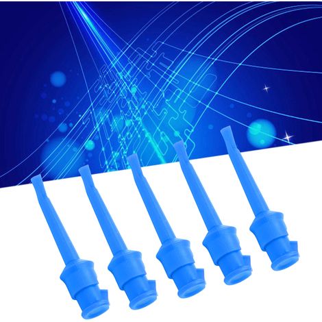 J.30007 Prüfhaken, geschweißter Prüfhaken, Nylon/Kupfer, Schnellprüfclip, Prüfhaken, einfacher blauer Haken. (1/5)