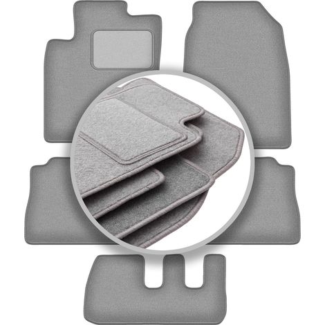 Autoteppiche aschgrau für: Chevrolet Captiva 7-Sitzer (2006-2017)