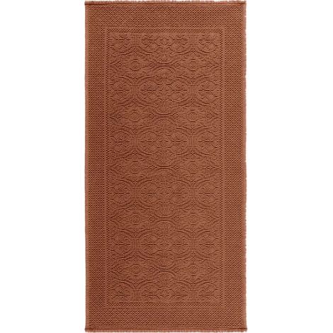 HAOMY - Tapis de bain KYMI Brick 55 x 110 cm