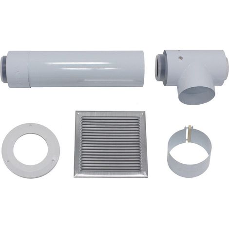 Vaillant Basis-Anschluss-Set für getrennte Luftzufuhr 80/125 mm PP, 0020021006