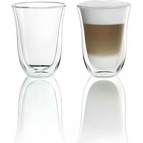 Delonghi Latte Macchiato Tassen Transparent 22 cl 11,7 cm