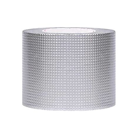 Ruban adhésif - Ruban imperméable extrêmement collant et durable - Bouchon de fuite efficace - Dimension : 5cm x 5m - Couleur argent - Auto-adhésif (1/5)